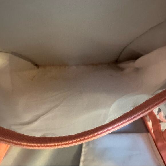 Jansport Backpack Plumeria Flowers Pink Gray Cherry Blossom School Travel Work - Picture 10 of 15